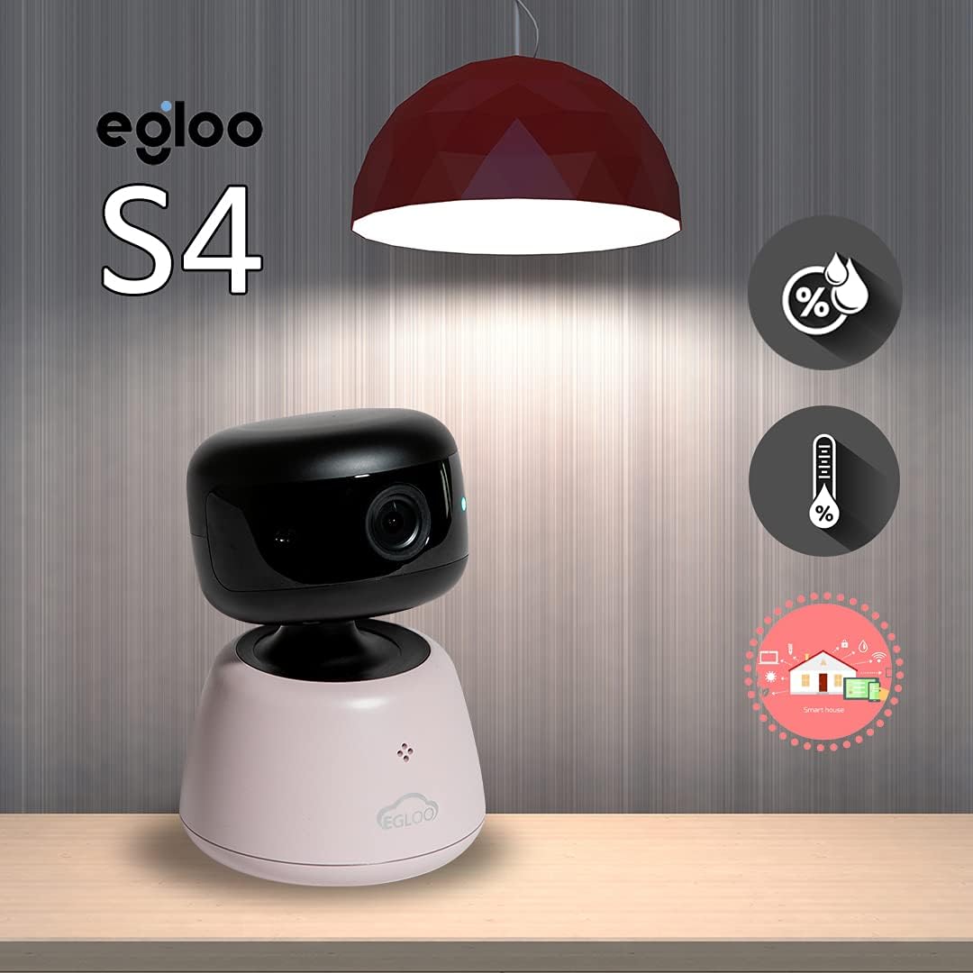 1080P Wi-Fi Smart Home Security Camera with Temperature Humidity Monitor and IR Night Vision I56866