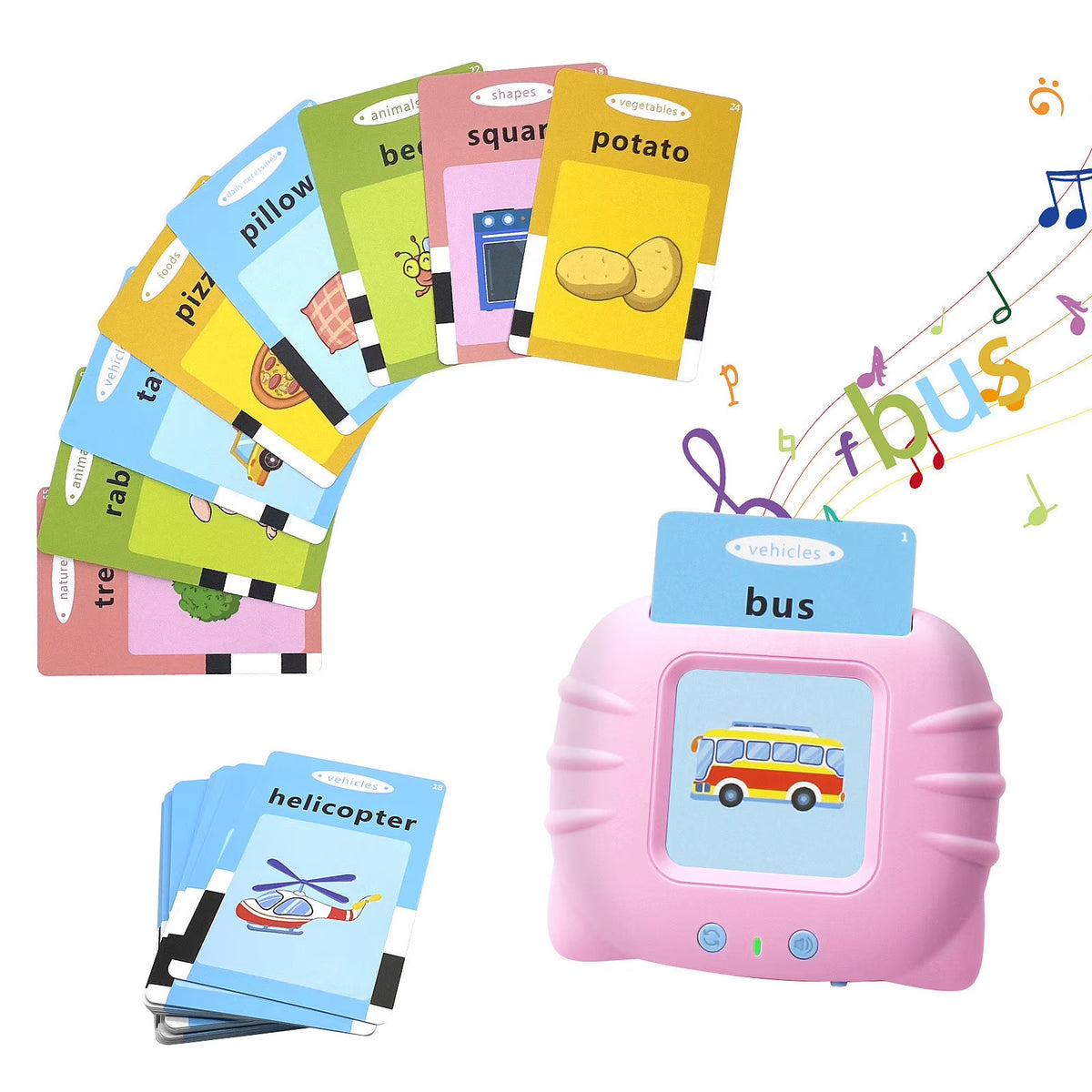 112 Sheets 224 Words Talking Baby Flash Cards C892299