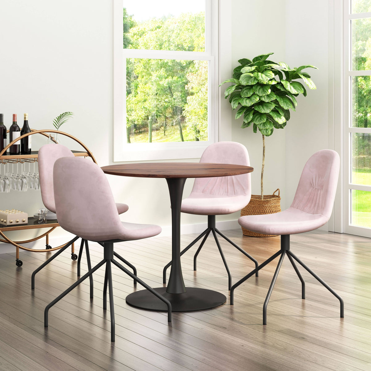 Pink Dining Chair (Set of 2) O87435