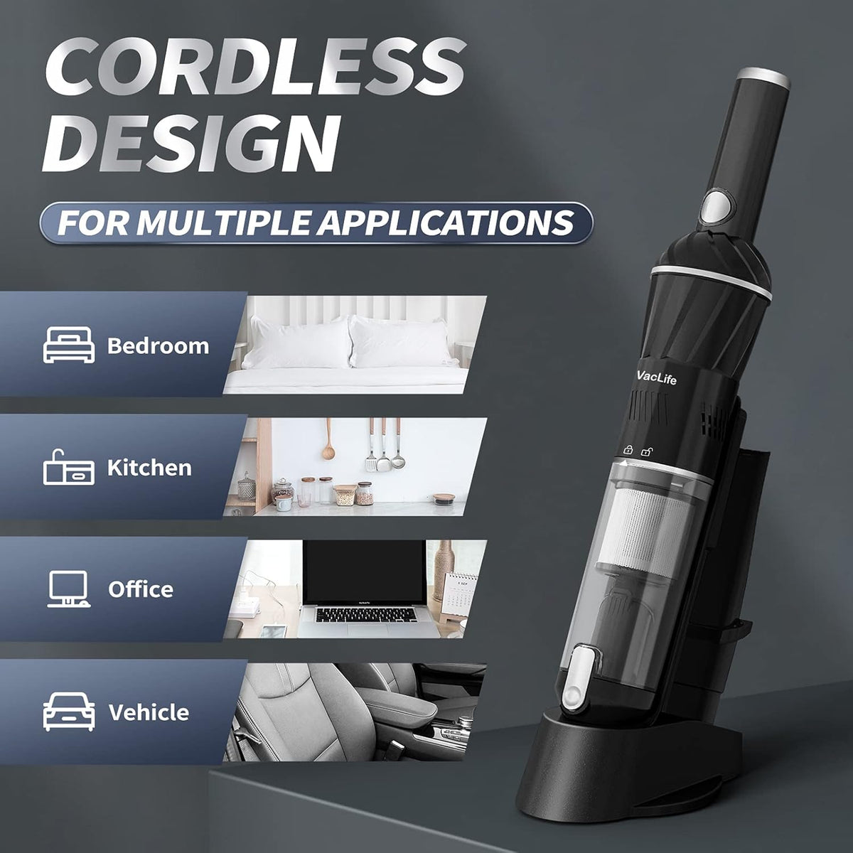 Handheld Vacuum Cordless Rechargeable Pack of 2 P180