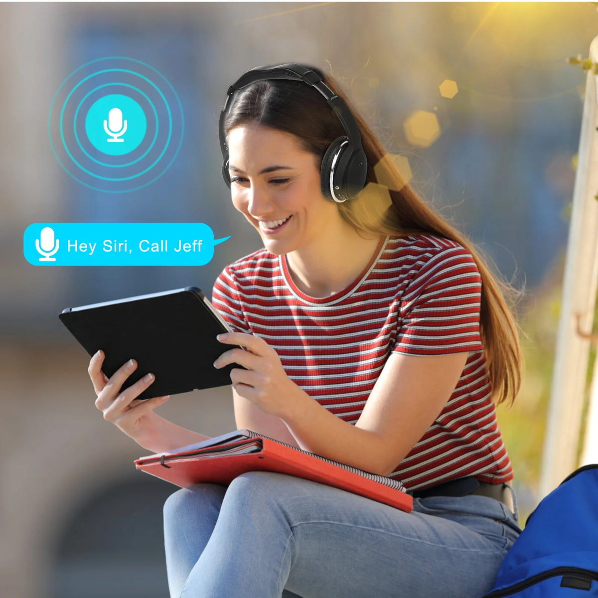Wireless Bluetooth Over The Ear Headphones with Mic S2475