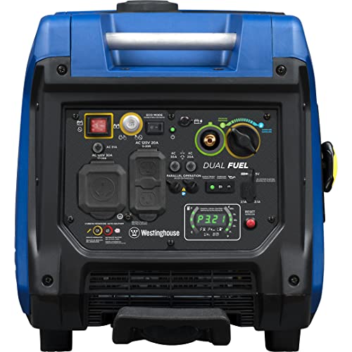 5000 Peak Watt Dual Fuel Portable Inverter Generator X66970