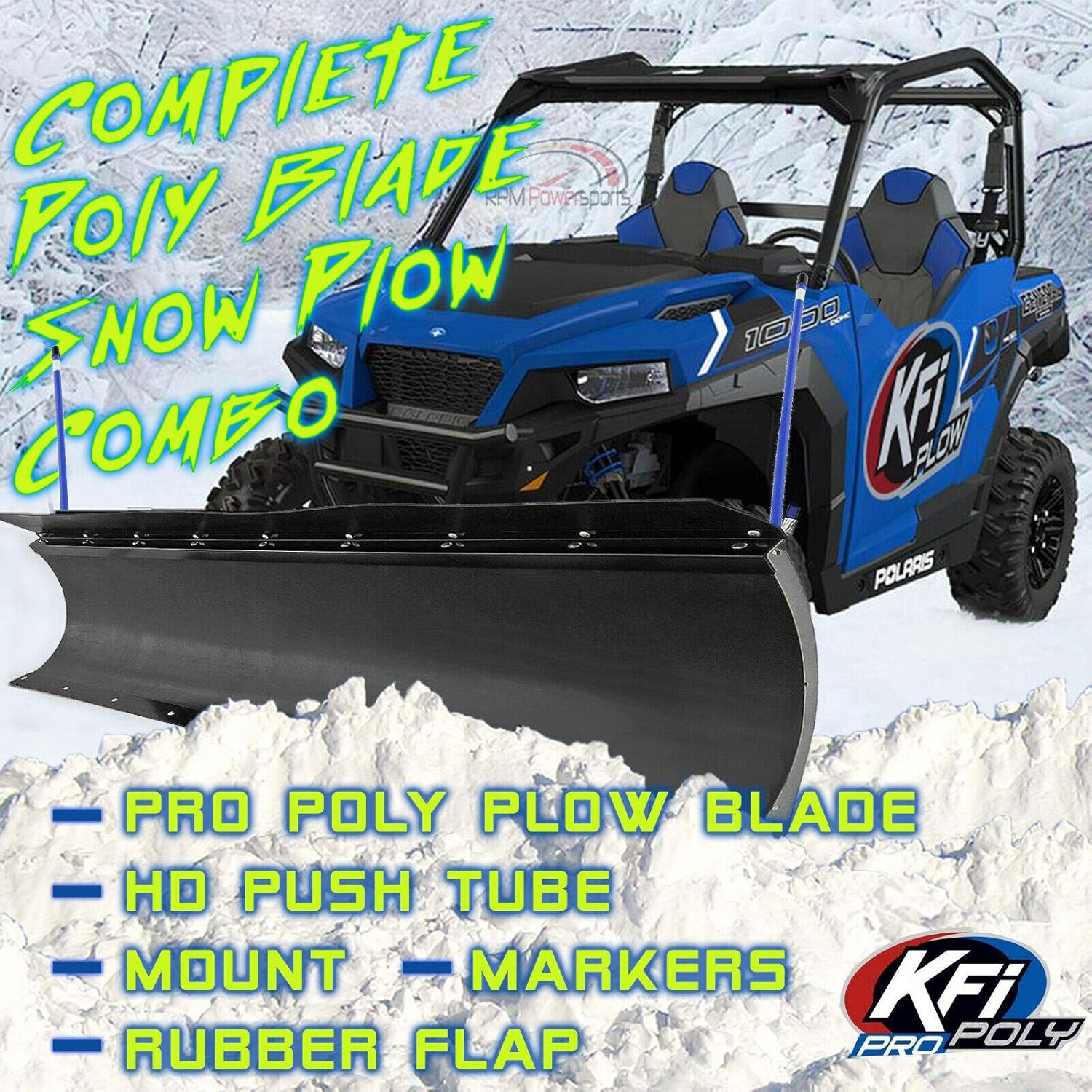 66" Poly Snow Plow Kit Combo Q376461