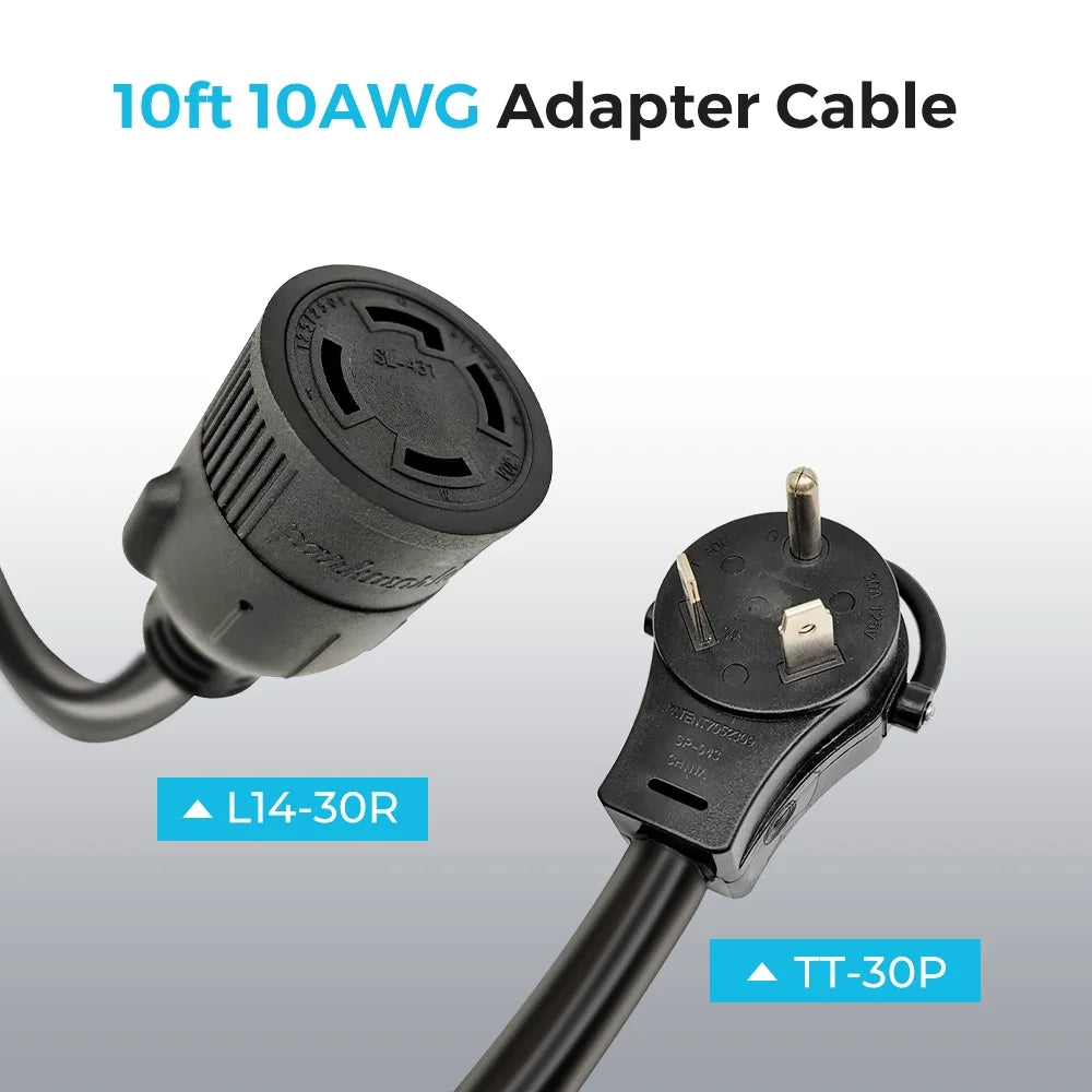 10ft 10AWG Extension Cord Adapter Cable E638