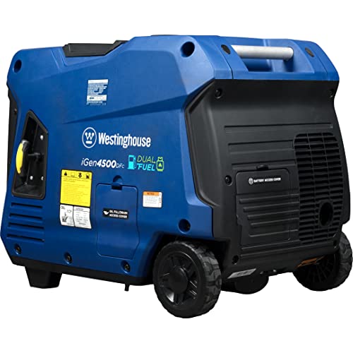 5000 Peak Watt Dual Fuel Portable Inverter Generator X66970