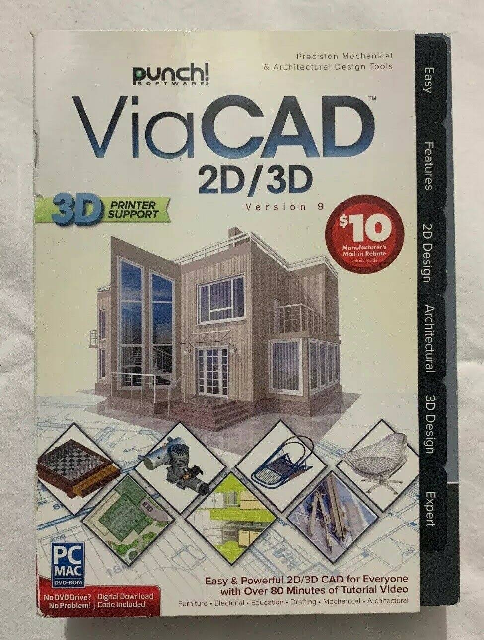 ViaCAD 2D/3D Version 9 Disc O89928
