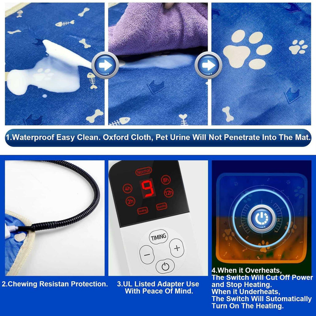 Pet Heating Pad for Cats Dogs Indoor Warming Mat X803800