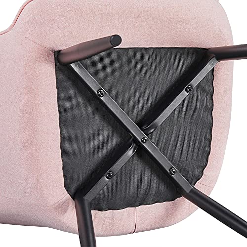 Pink Fabric Upholstered Accent Chair G9342