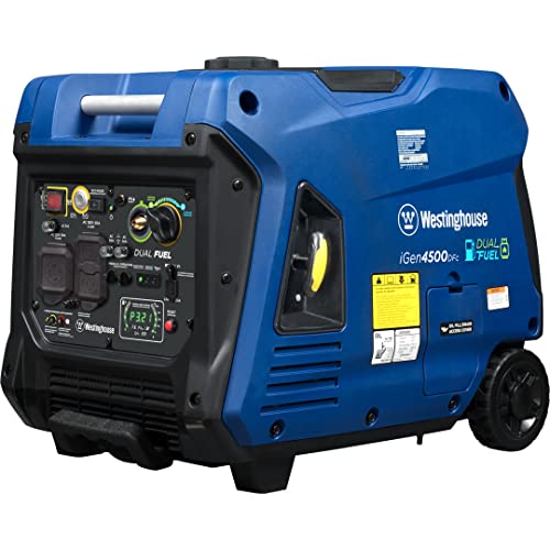 5000 Peak Watt Dual Fuel Portable Inverter Generator X66970