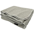 100% Virgin Wool Blanket, 90" x 78", Charcoal, Full Size V7762