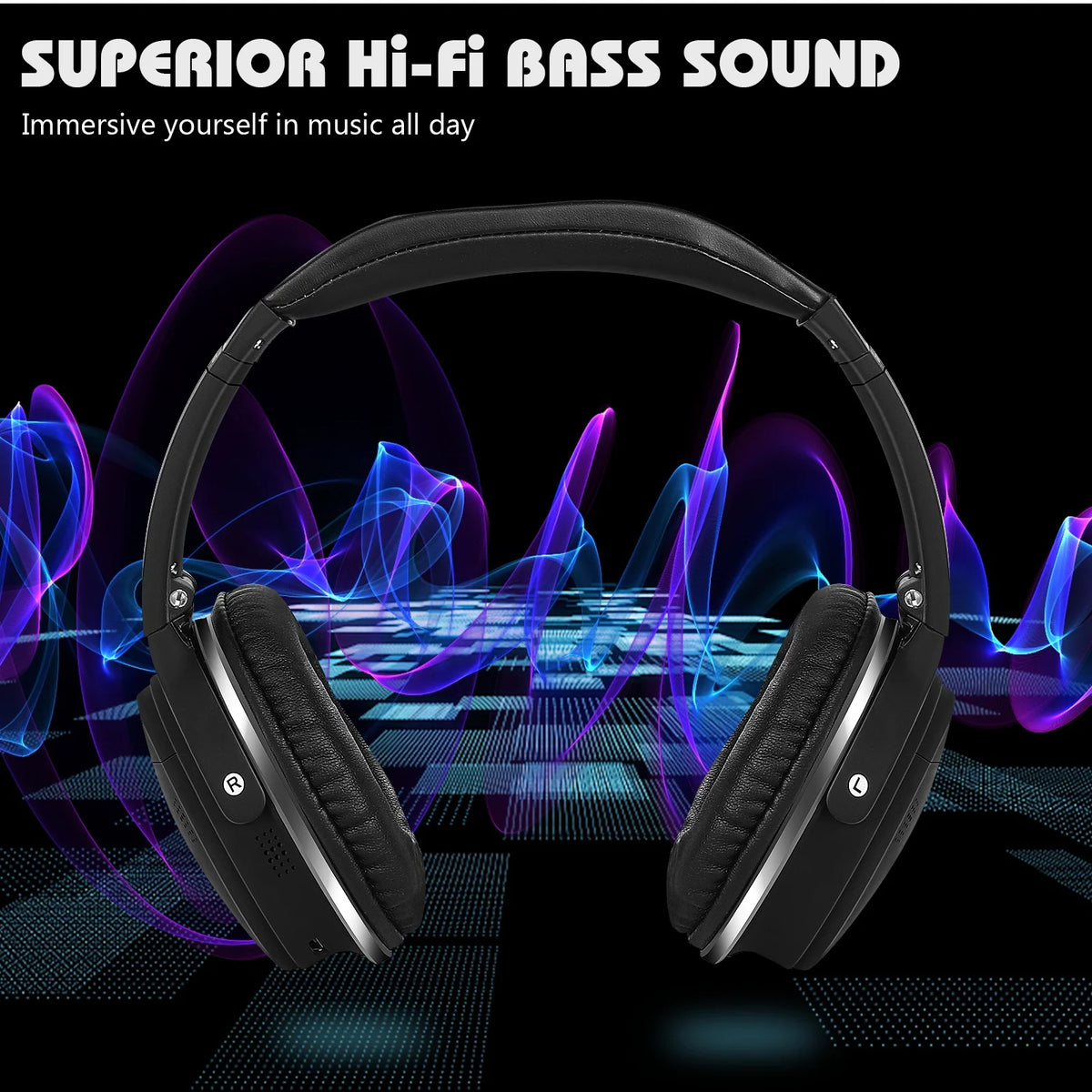 Wireless Bluetooth Over The Ear Headphones with Mic S2475