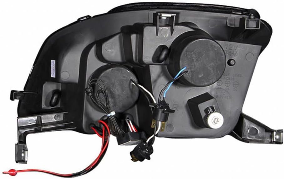 Projector Headlights with Halo Black LED C565