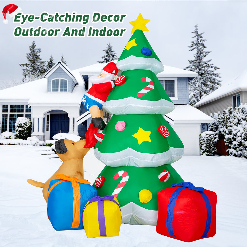 7FT Christmas Inflatables Santa Claus Blow Up Decor N691437