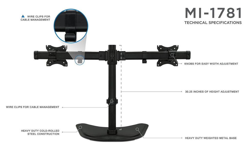 Dual Monitor Desk Stand N944347