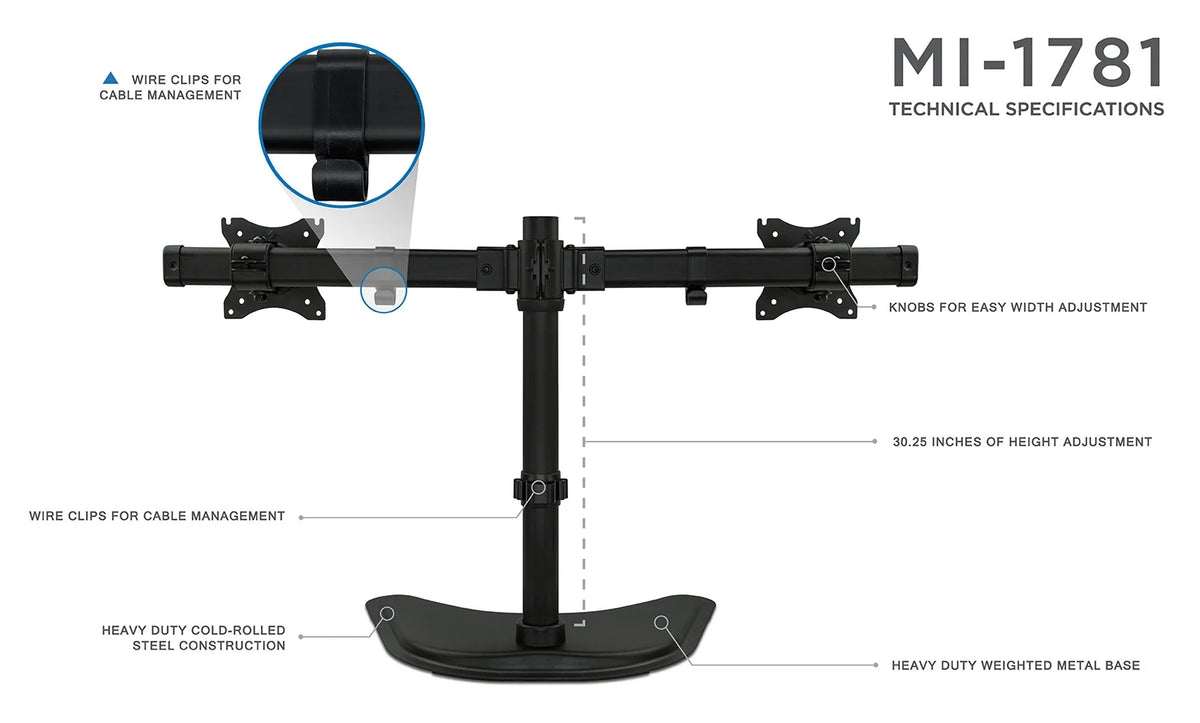 Dual Monitor Desk Stand N944347
