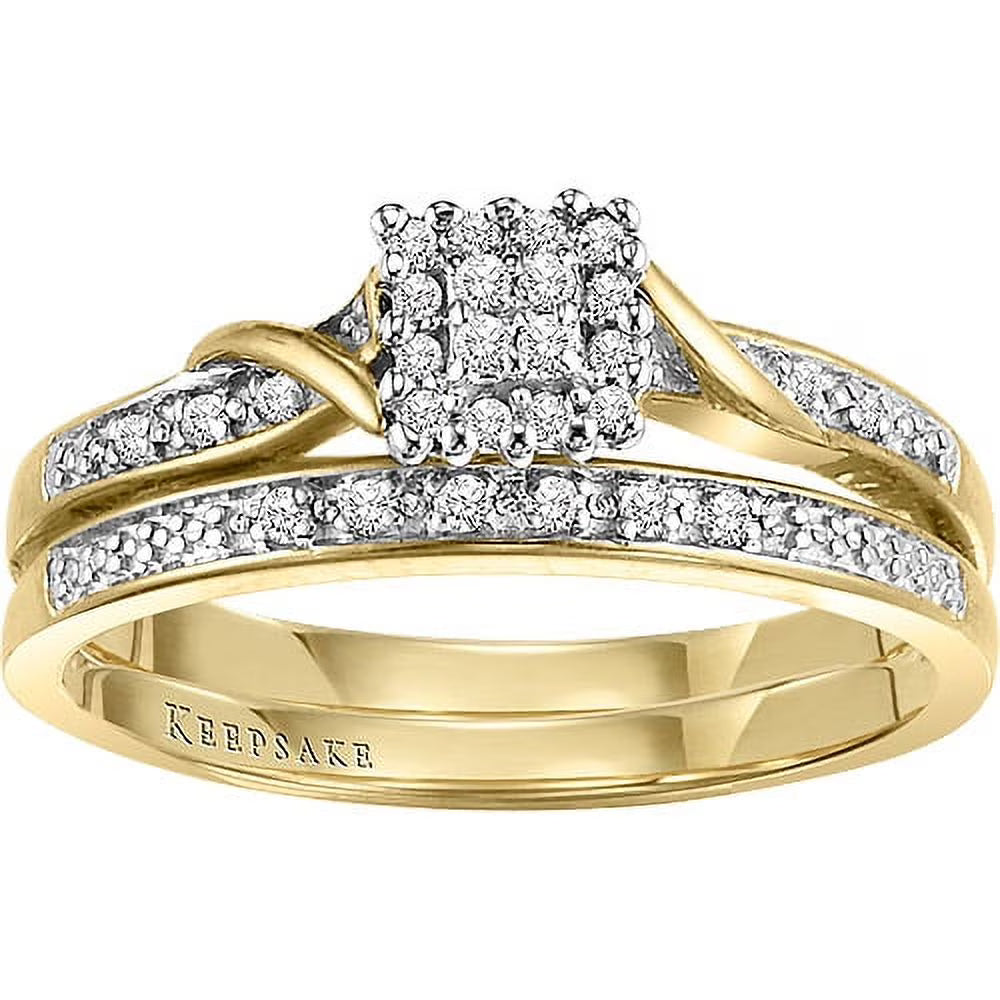 10kt Yellow Gold Diamond Bridal Set U568