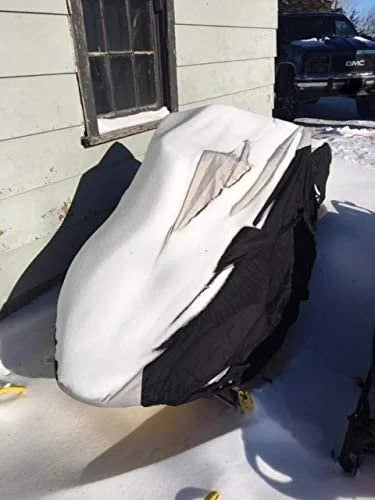 Snowmobile Cover with Built-in Securing Straps O45150