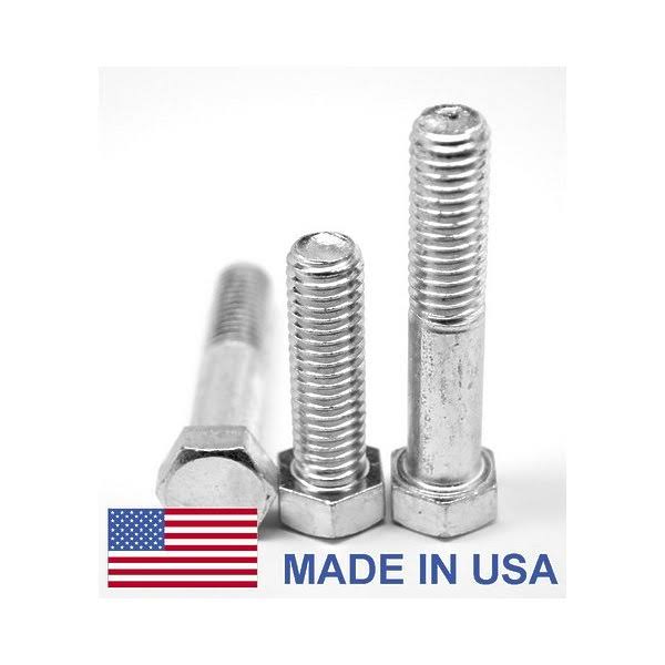 0.63-11 x 2 Coarse Threaded Grade 5 Hex Cap Screw, USA Alloy Steel, Yellow Cadmium Plated, 100 Piece N624444