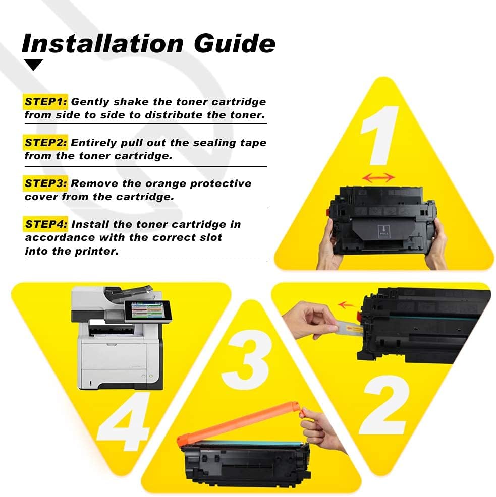 2 Pack Black Toner Cartridges for HP P3015 V797