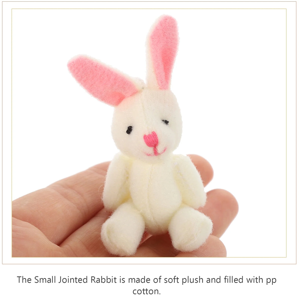45 Pcs Mini Bunny Stuffed Animal Plushie B87359