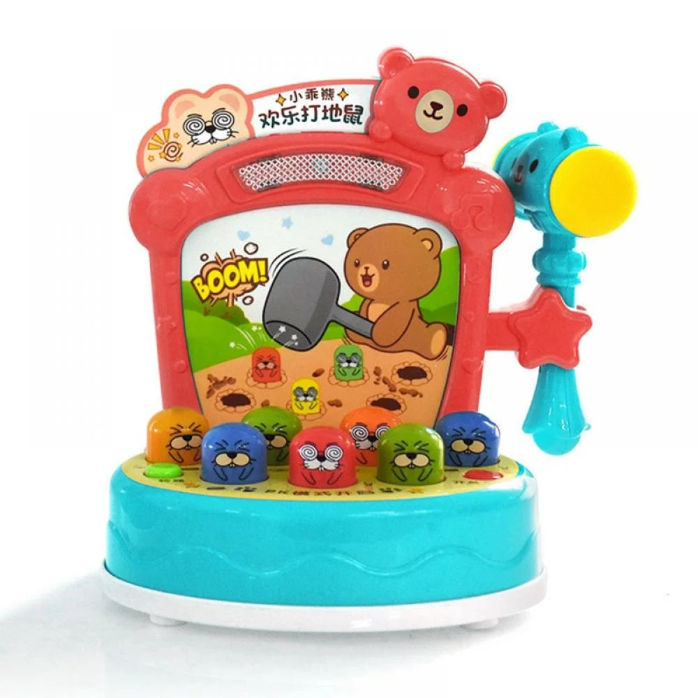 Whack-A-Mole Game Developmental Toy with Soft Hammers P59478