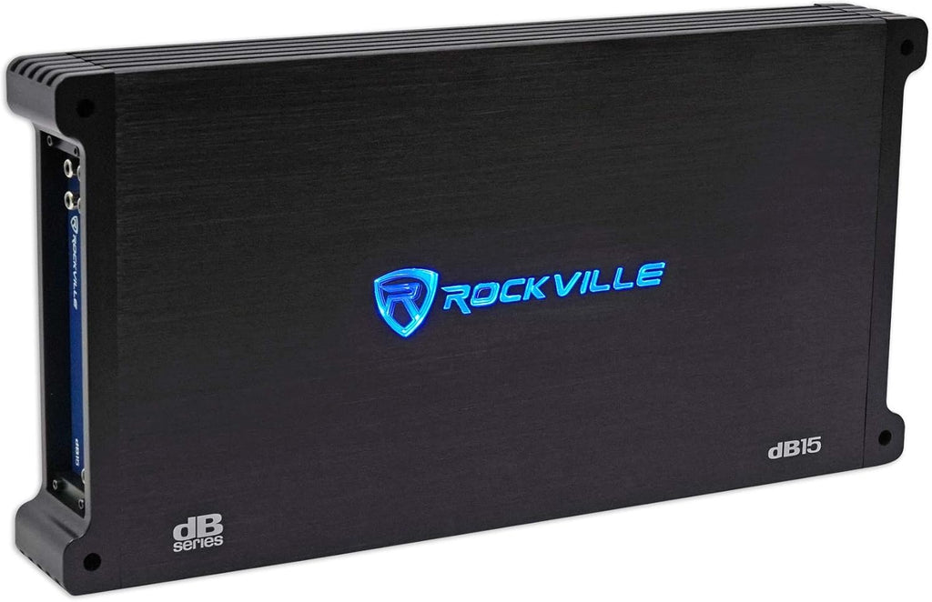 10" 6400w Subwoofers Sealed Sub Box Mono Amplifier Amp Kit E153