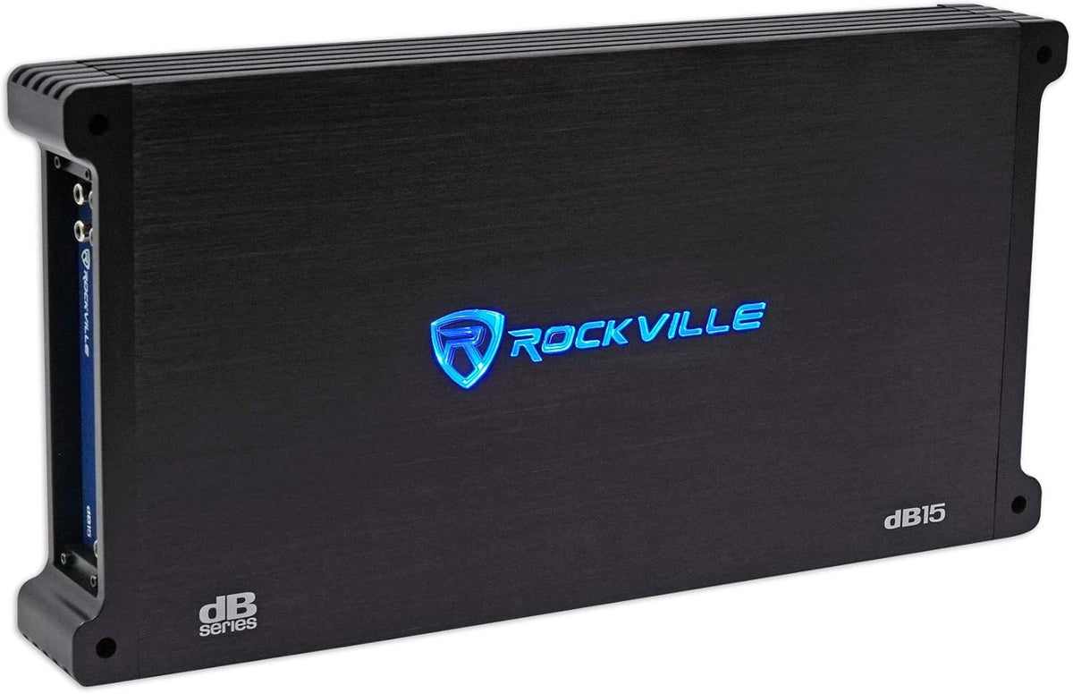 10" 6400w Subwoofers Sealed Sub Box Mono Amplifier Amp Kit E153